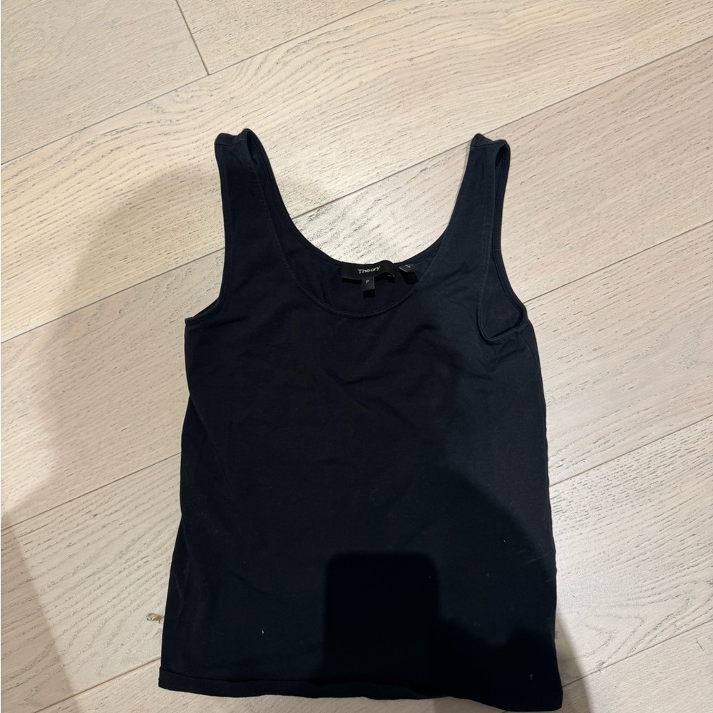 Theory Classic Black Tank Top
